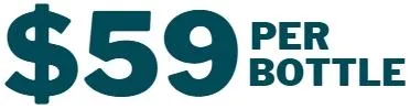 $59 per bottle 
