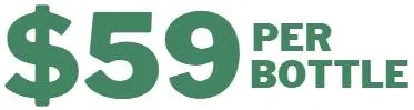 $59 per bottle