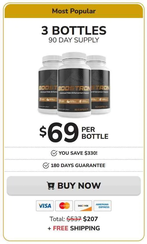 boostron 3 bottles