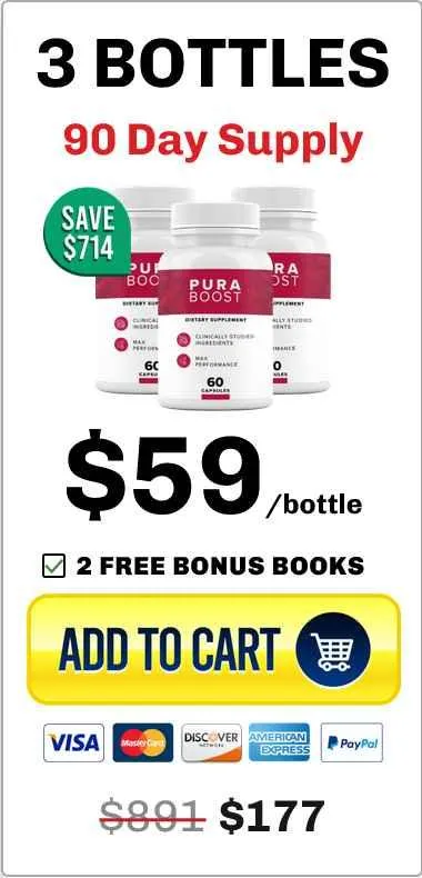 pura boost 3 bottles