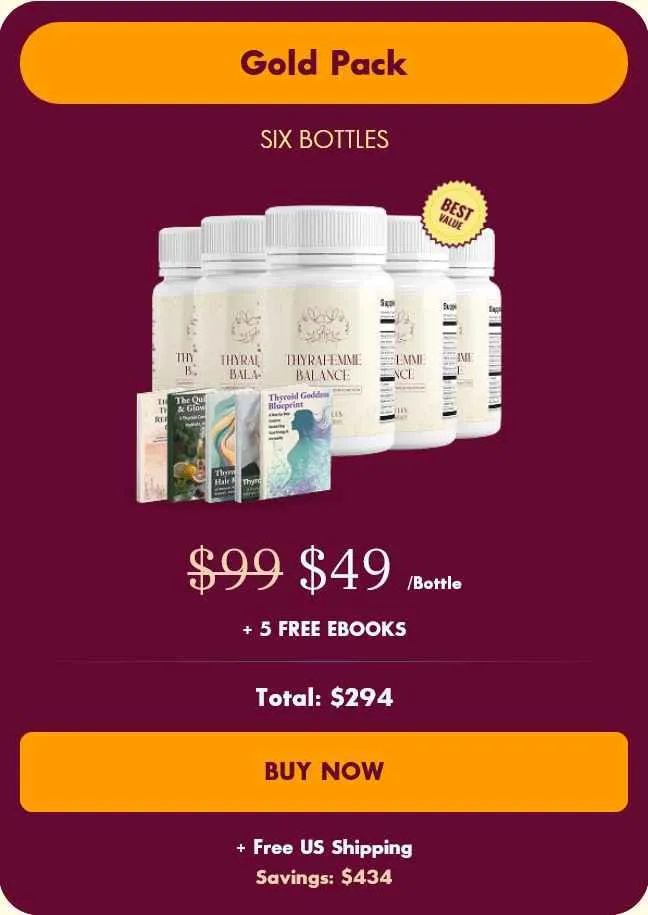 thyrafemme balance 6 bottles