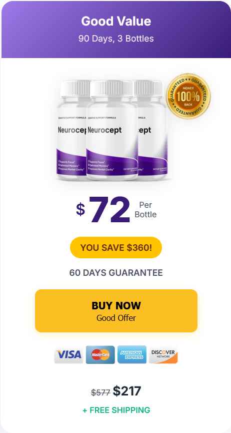 neurocept 3 bottles