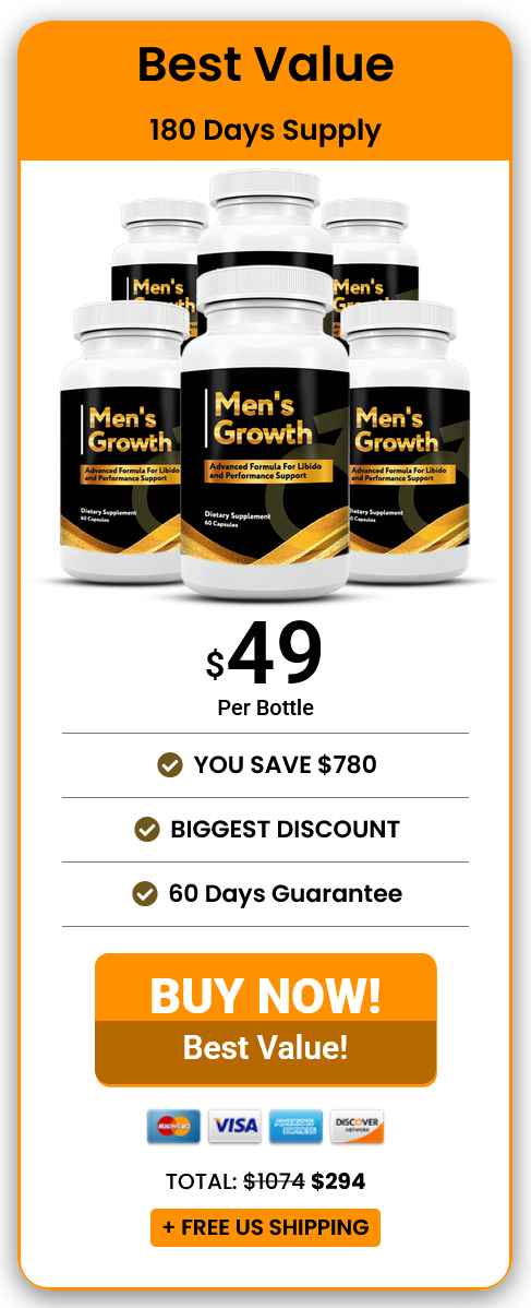 mens growth 6 bottles
