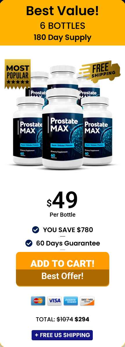 prostate max 6 bottles