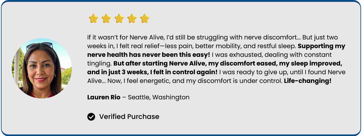 nerve alive customer reviews - 1