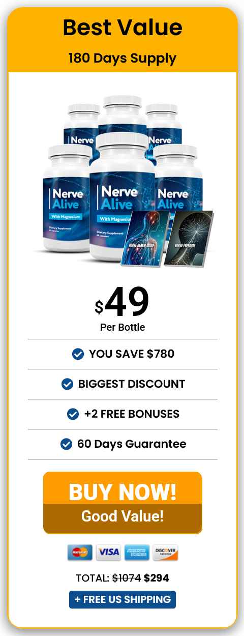 nerve alive 6 bottles