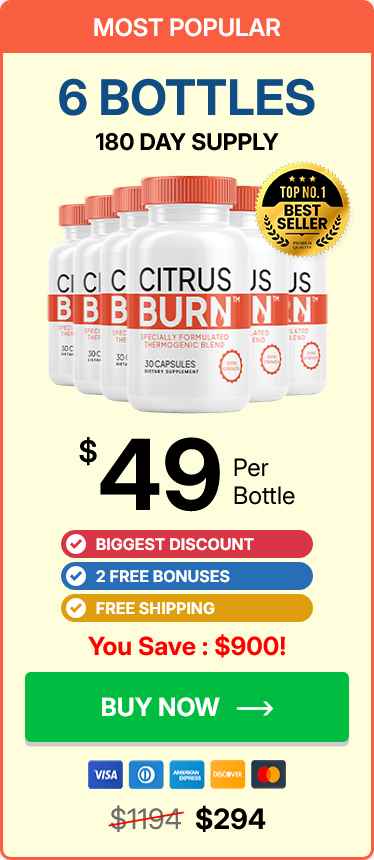 citrusburn 6 bottles