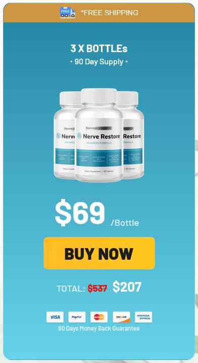 nerve restore 3 bottles