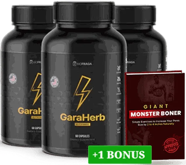 garaherb 3 bottles