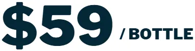 $59 per bottle