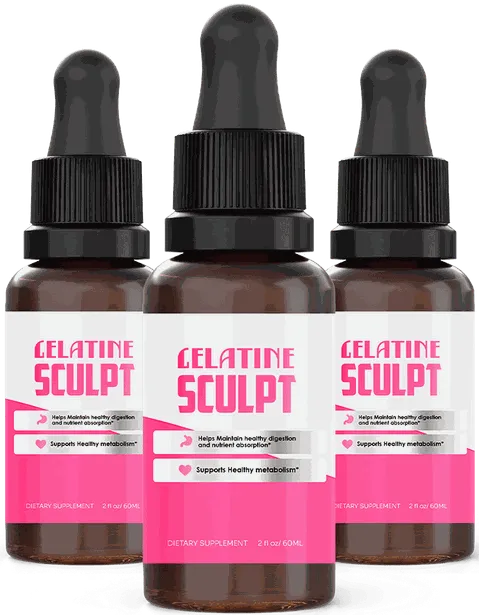 gelatine sculpt 3 bottles