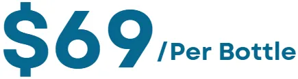 $69 per bottle