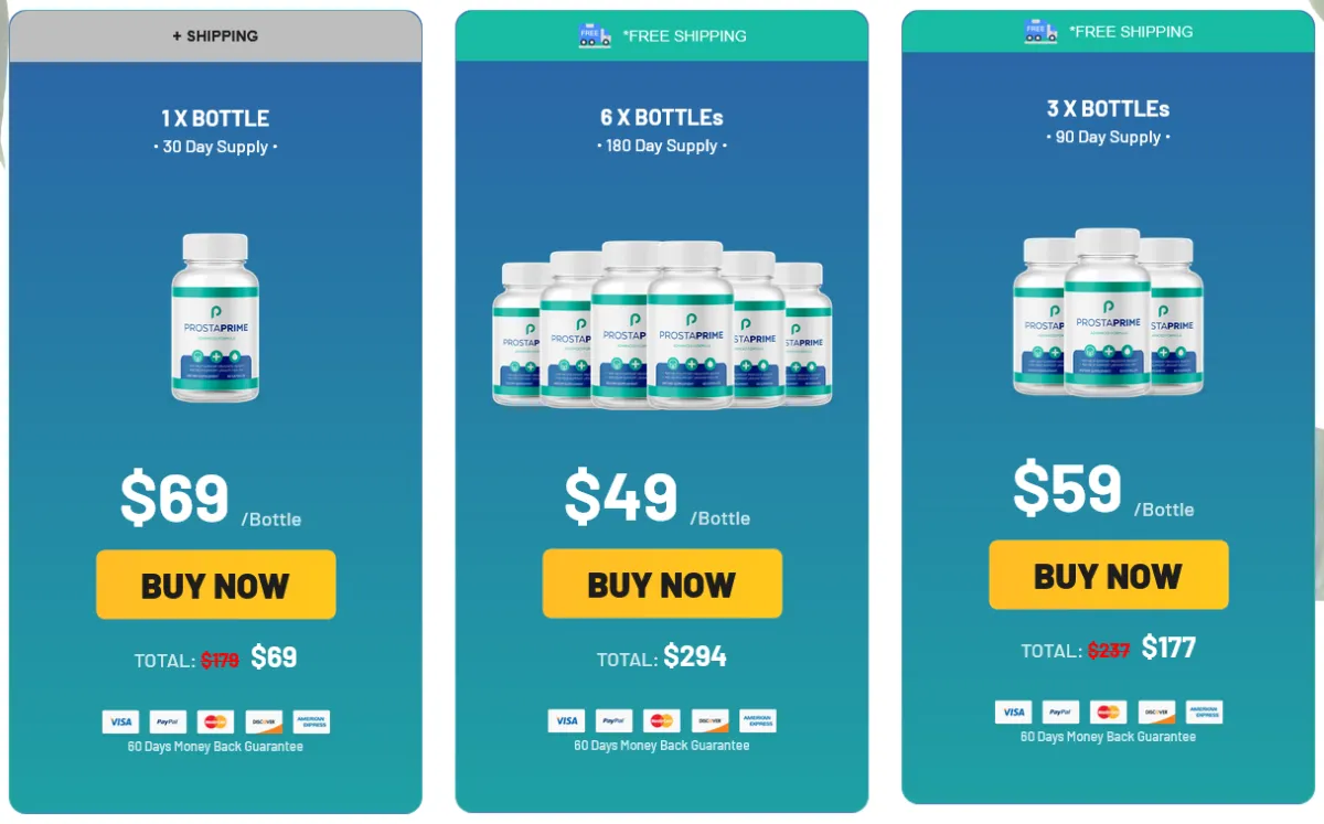 prosta prime pricing