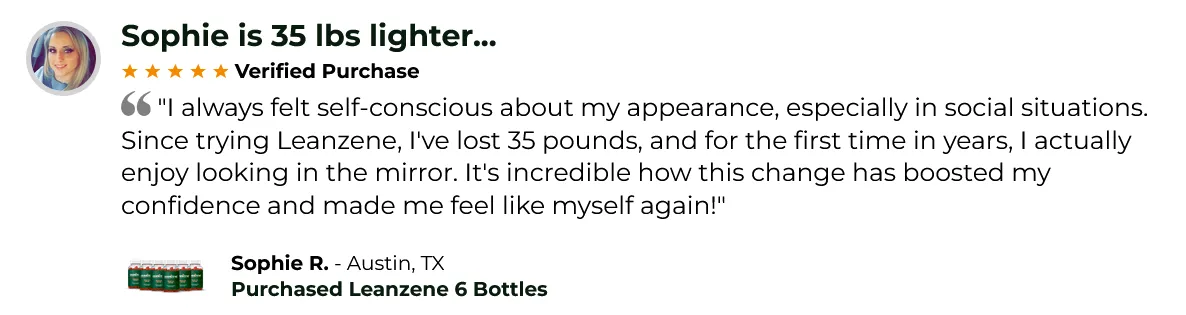 leanzene customer reviews - 1