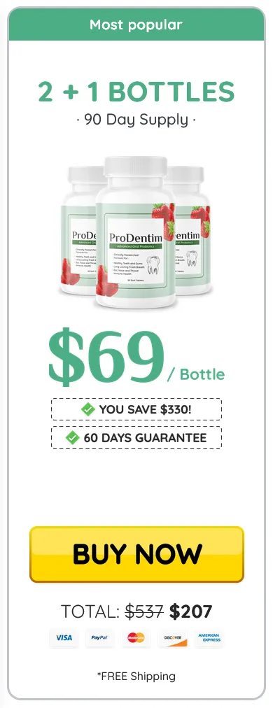 prodentim 3 bottles
