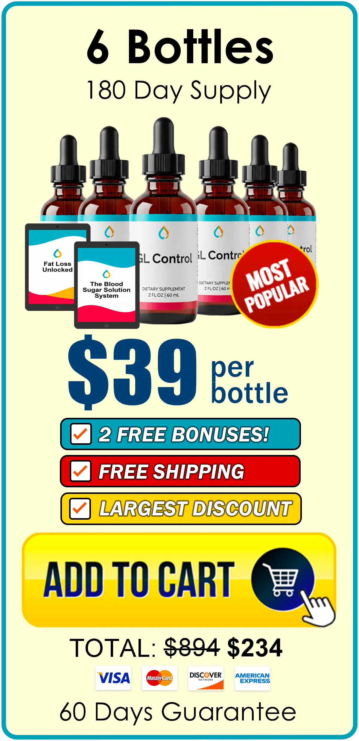 gl control 6 bottles
