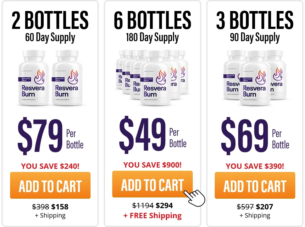 resvera burn pricing