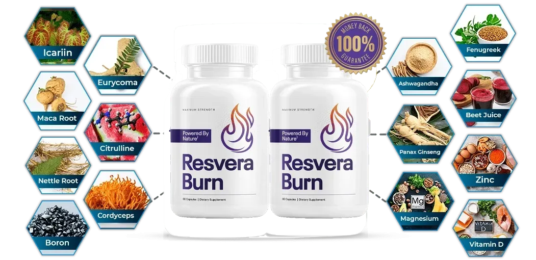 resvera burn all ingredients presentation