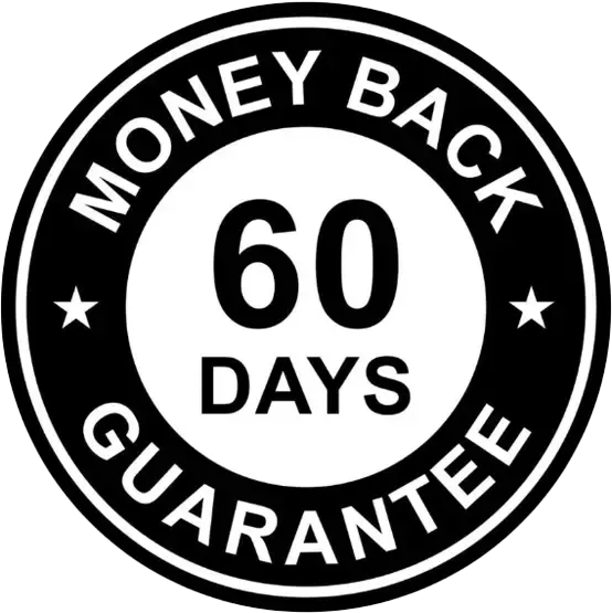60 days money back guarantee