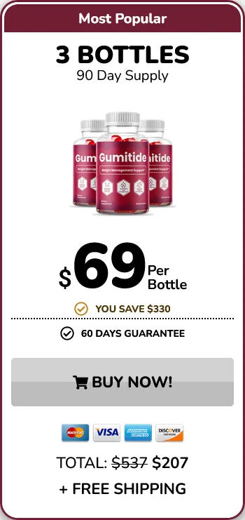 gumitide 3 bottles