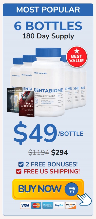 dentabiome 6 bottles