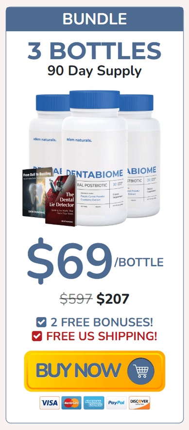 dentabiome 3 bottles
