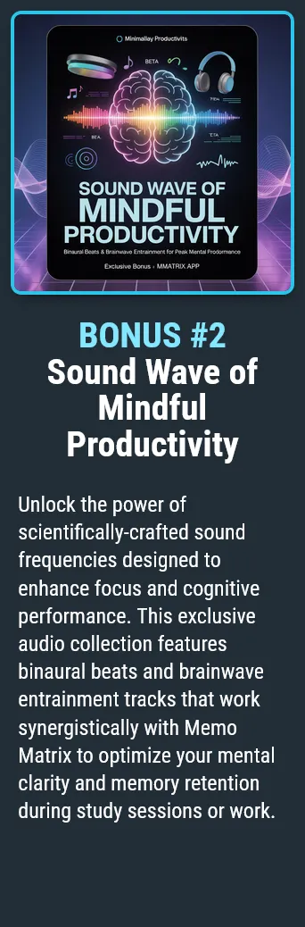 memo matrix bonus - 2