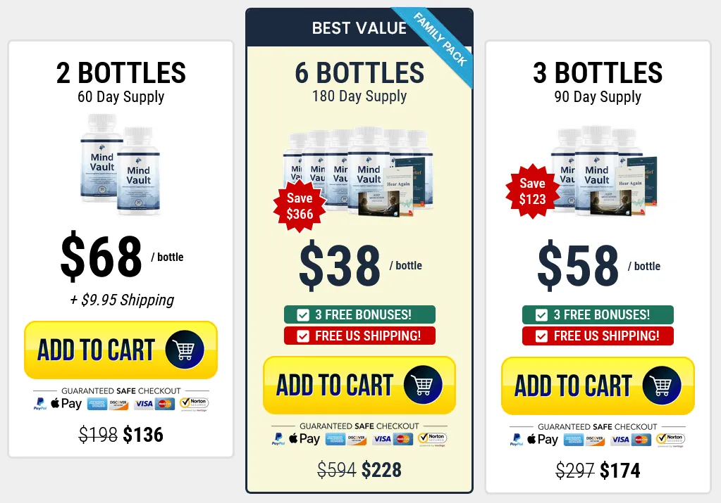 mind vault pricing