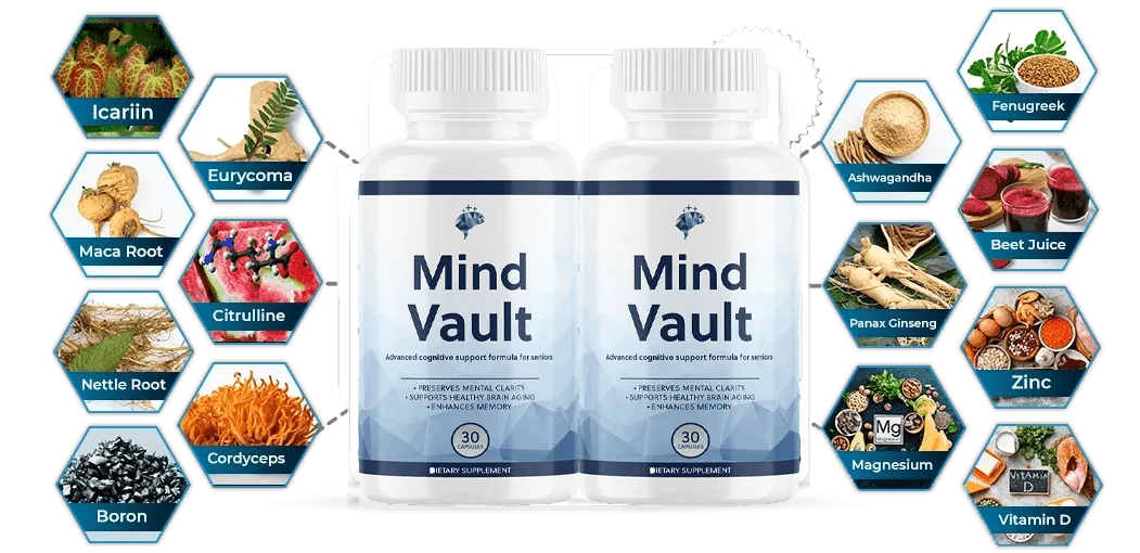 mind vault all ingredients presentation