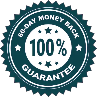 60 day money back guaranteed