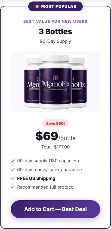 memofix 3 bottles