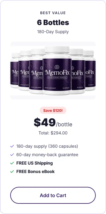 memofix 6 bottles