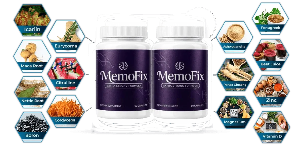 memofix all ingredients presentation