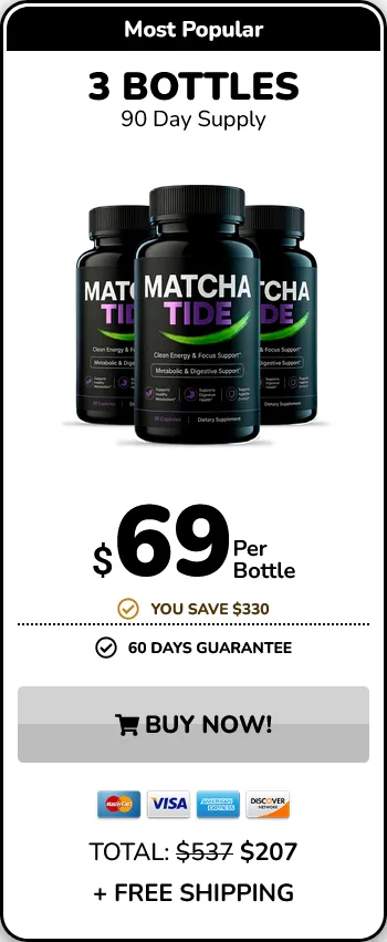 matchatide 3 bottles