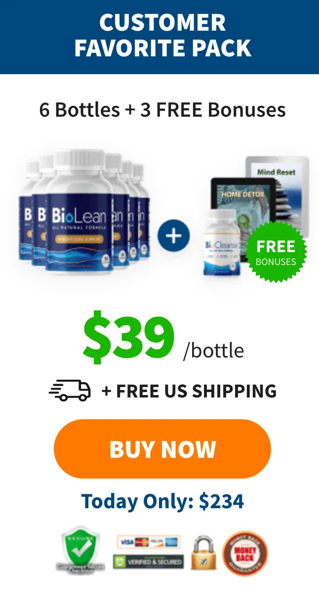 buy BioLean 6 bottle