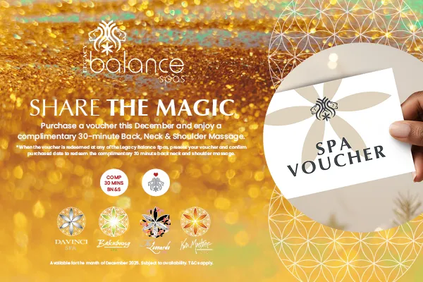 December promotion | Legacy Balance Spas