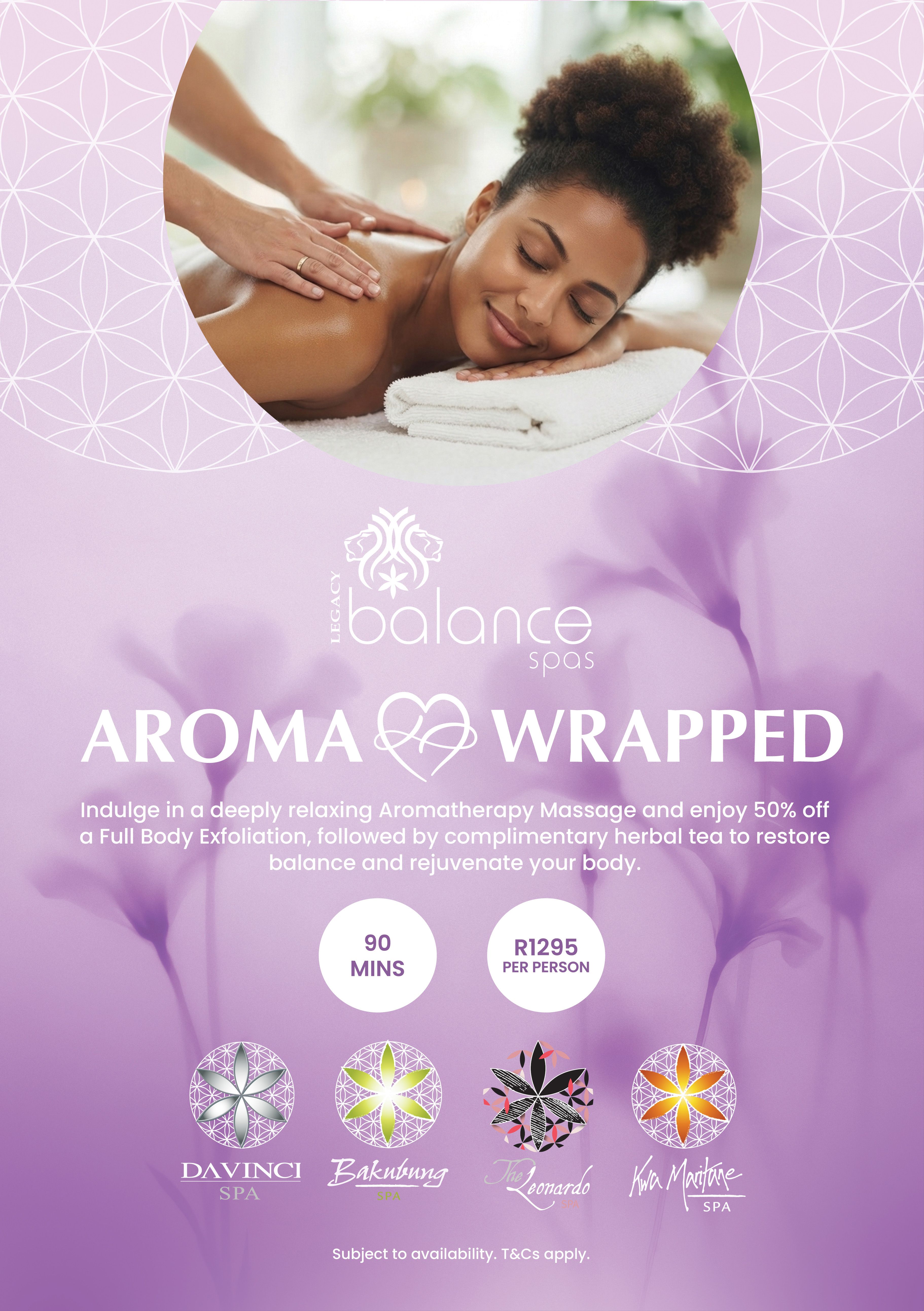 August promotion, Aroma Wrapped