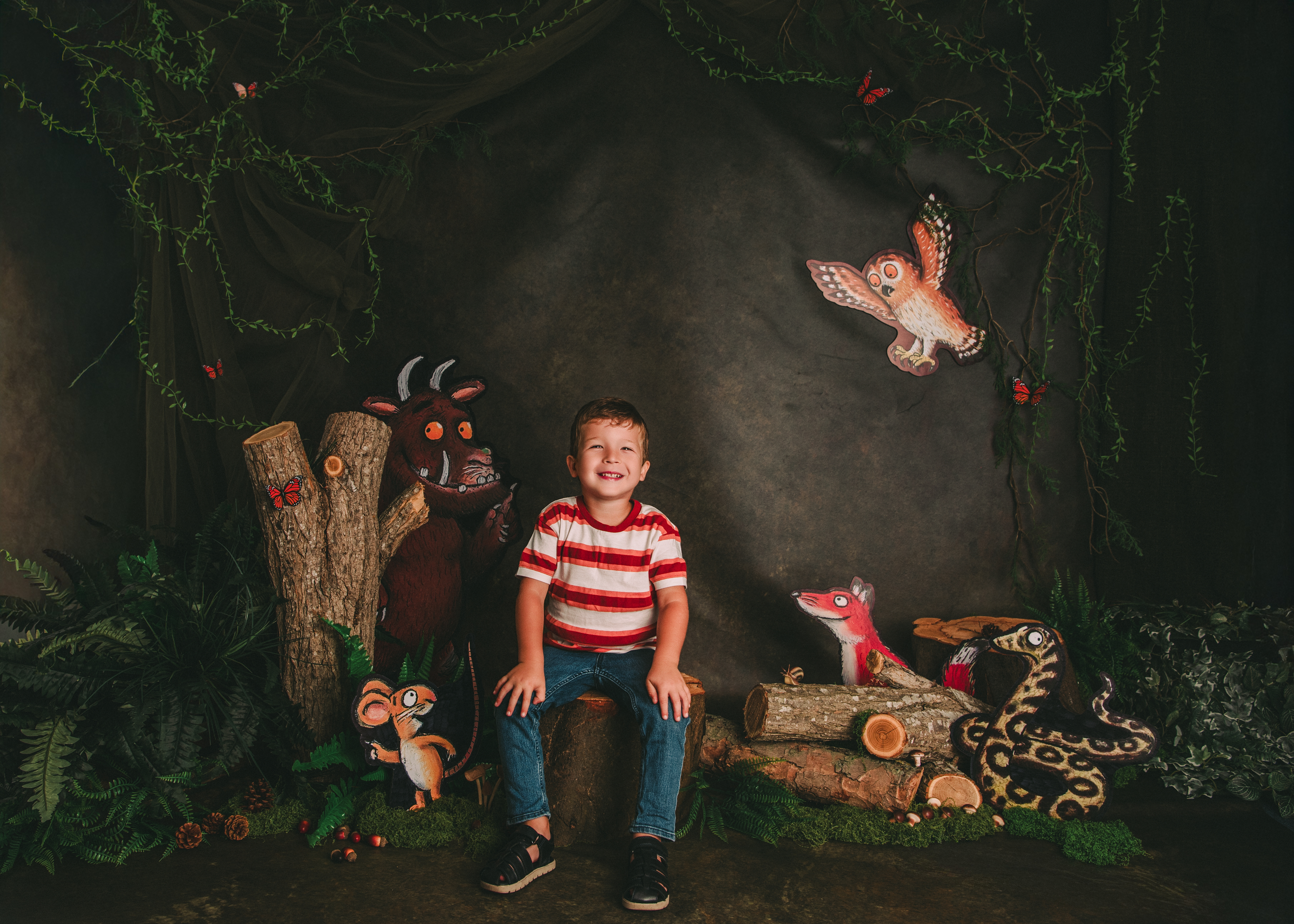 A classic storybook woodland portrait
