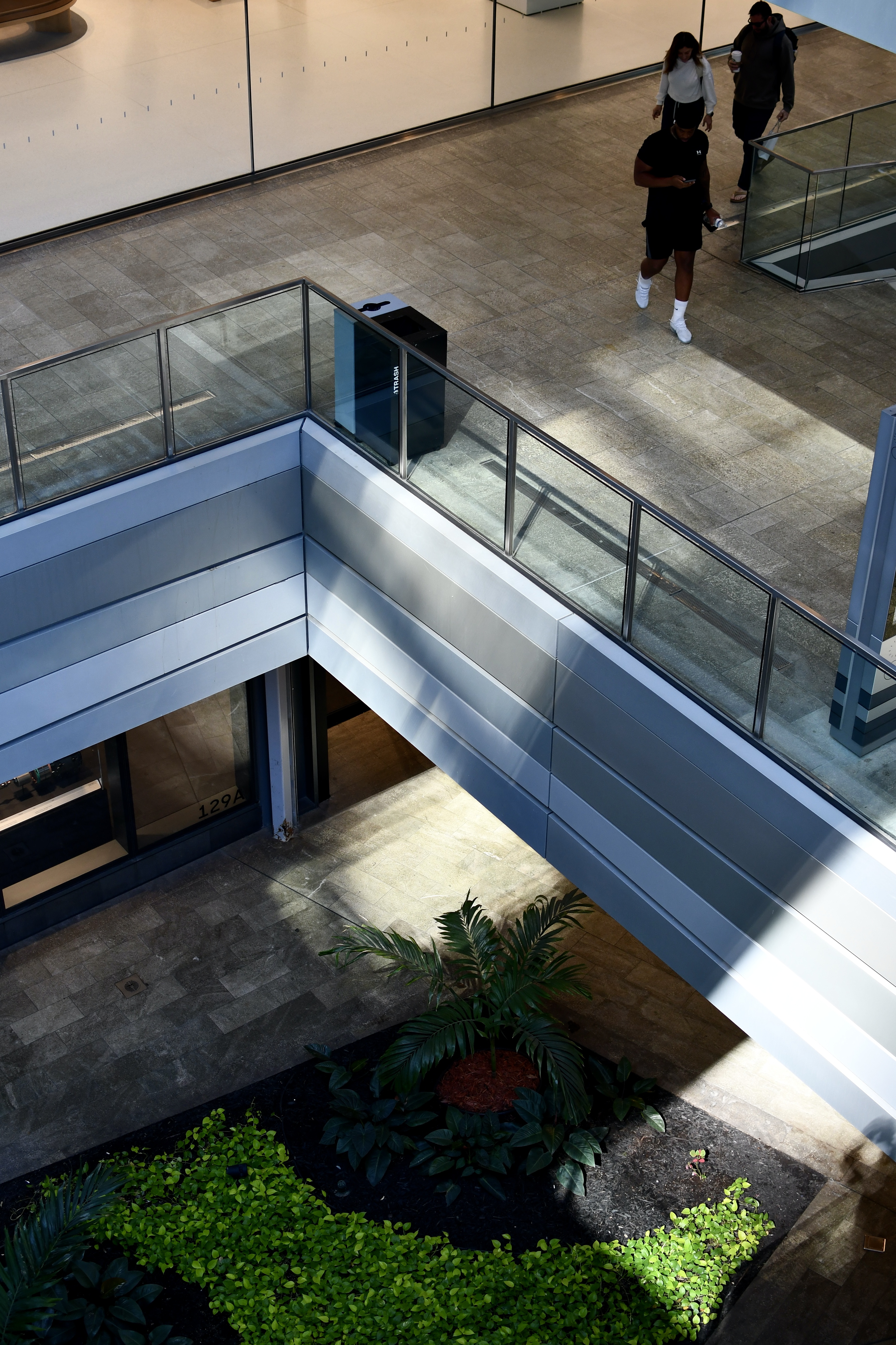 a large golden statue sitting on top of a stage