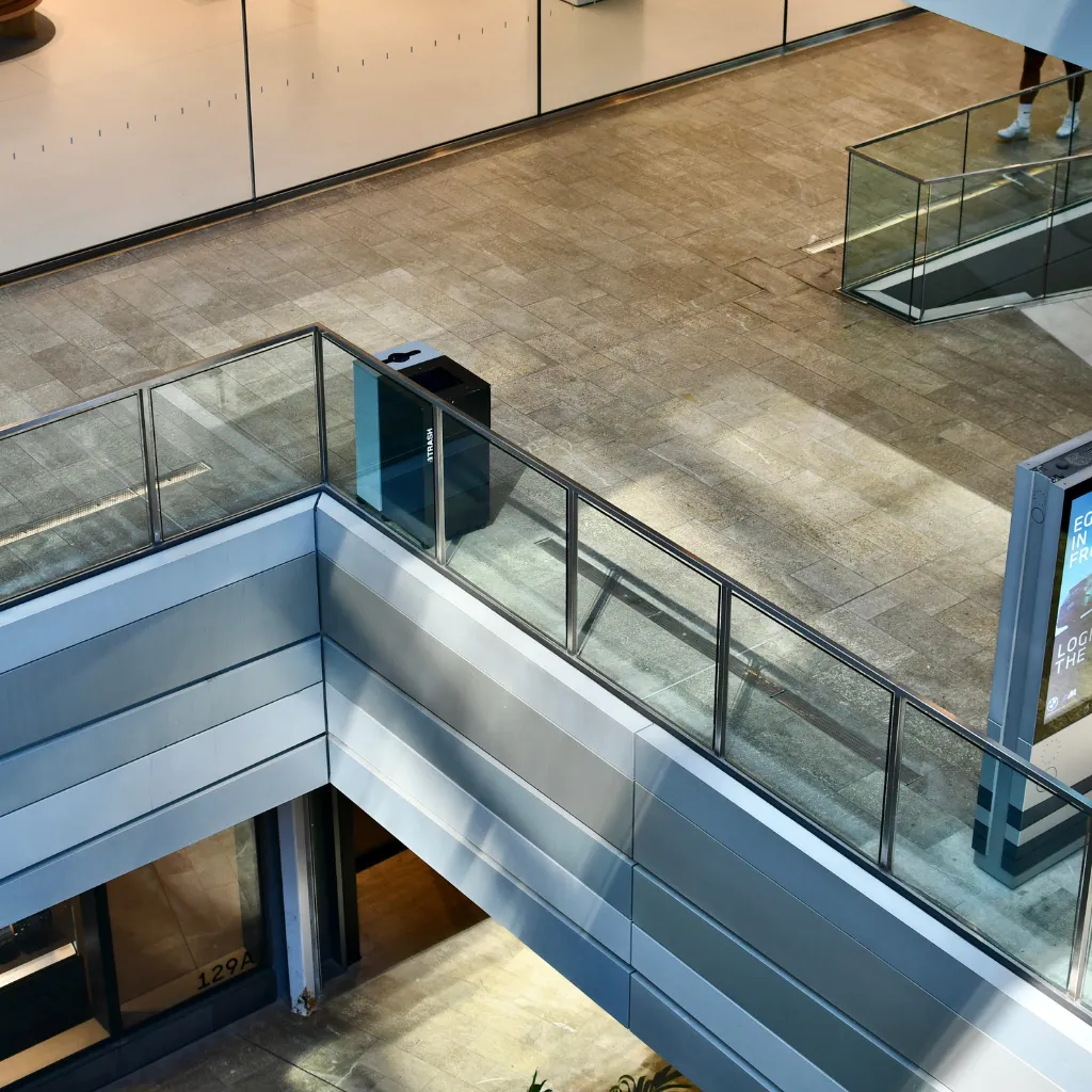 a large golden statue sitting on top of a stage