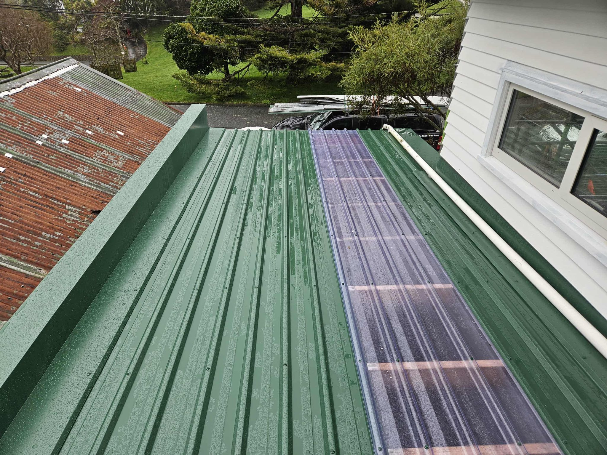 Roof repairs underway by Ultimate Roofing and Cladding in Wellington NZ