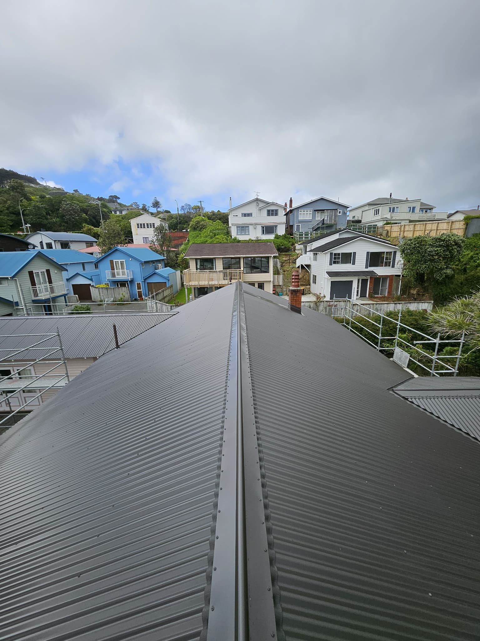  New roof installation on modern home in Wellington by Ultimate Roofing and Cladding