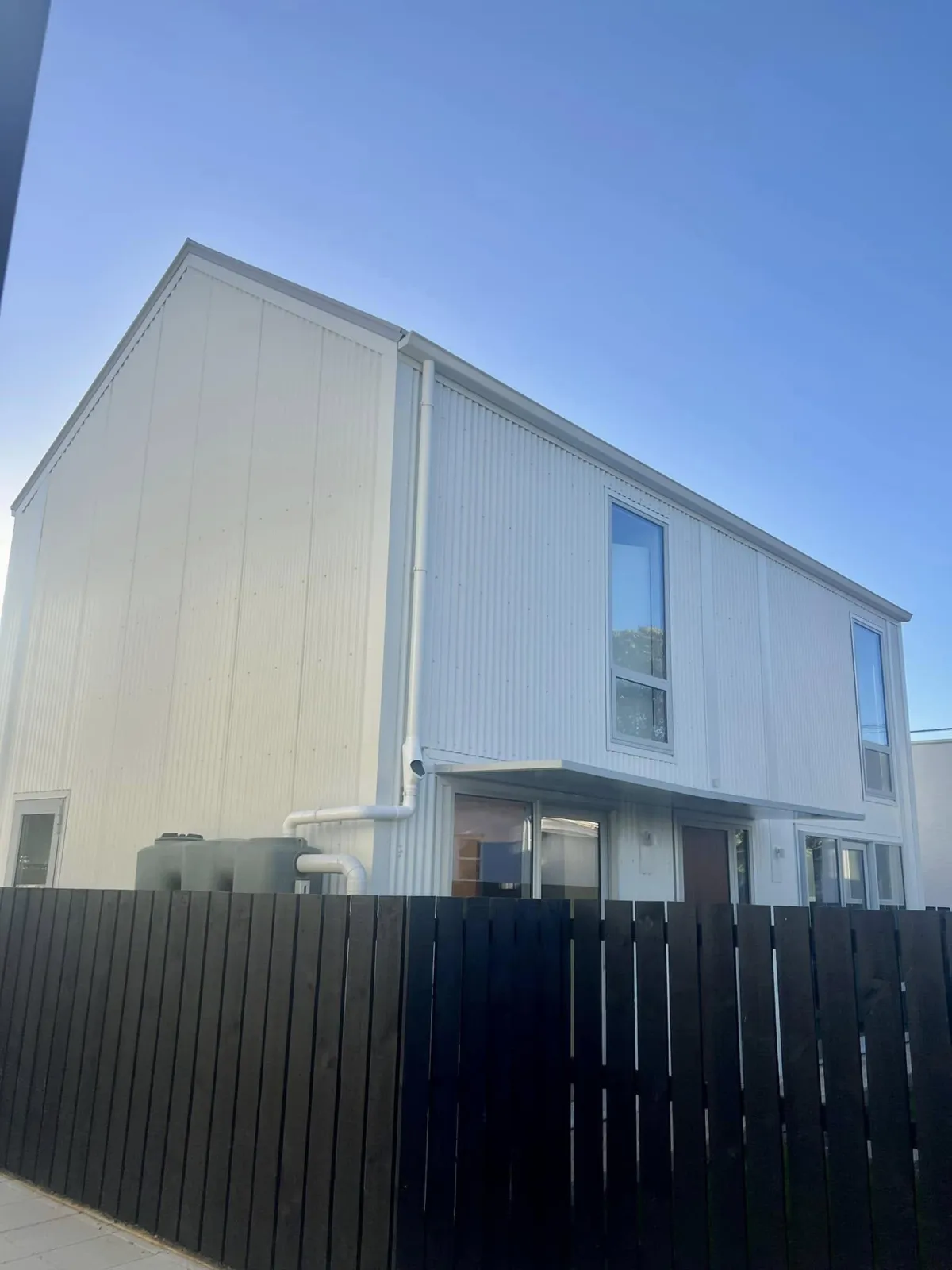  Light grey modern house with new roofing and cladding in Hutt Valley NZ