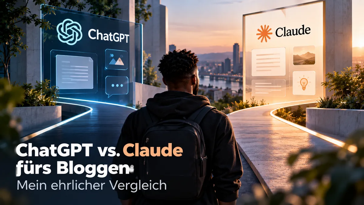 ChatGPT vs. Claude fürs Bloggen – Vergleich der beiden KI-Tools für Blogartikel, Texte und Content-Erstellung.