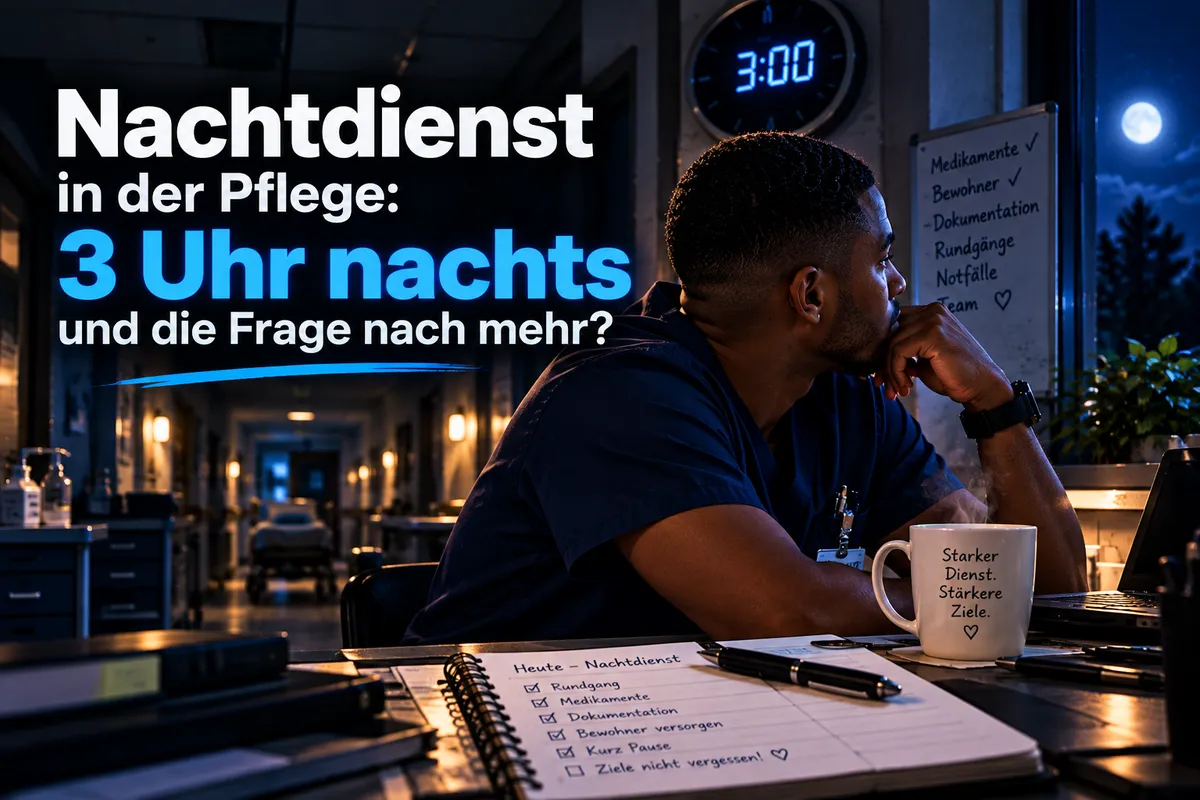 Nachtdienst in der Pflege: 3 Uhr nachts und die Frage nach mehr
