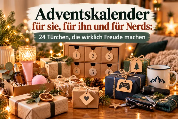 Adventskalender für sie, für ihn und für Nerds plus Tipps fürs Wichteln