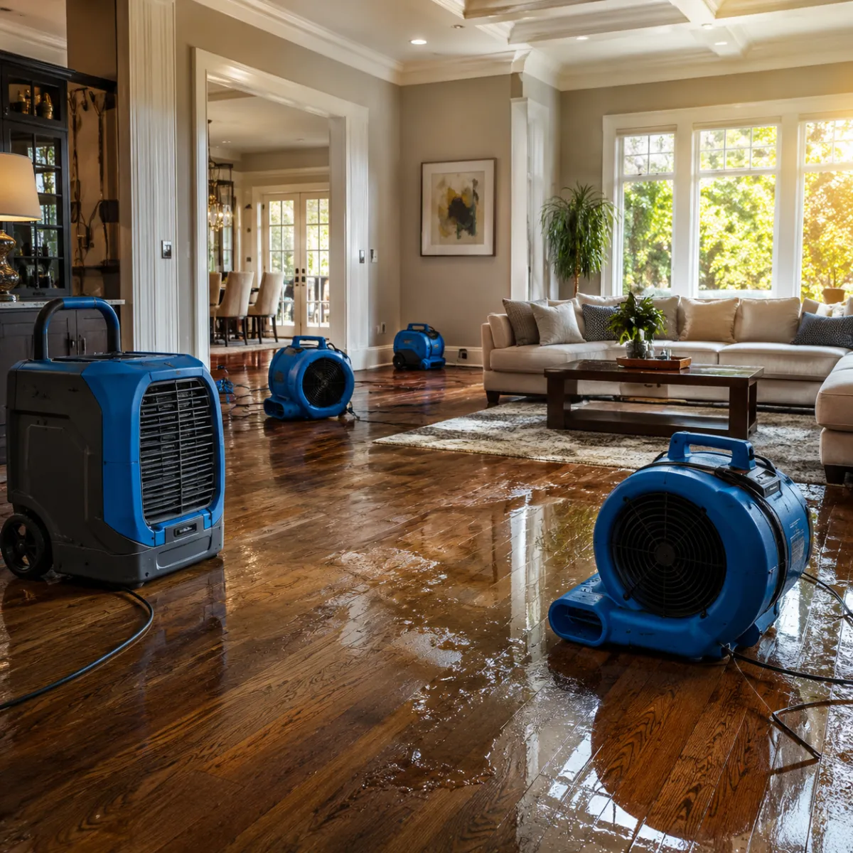 Water damage restoration services in Plano, TX