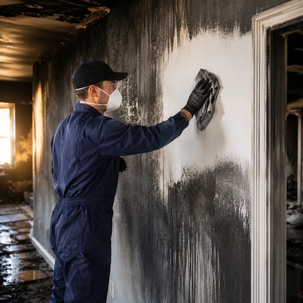 Fire and smoke damage restoration in Plano, TX