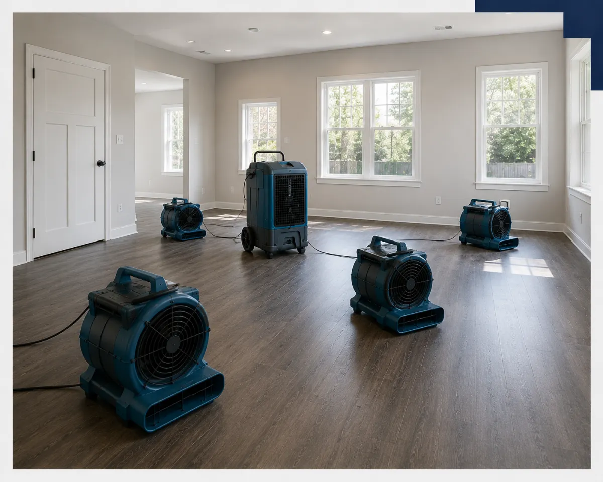 Structural drying in a Plano TX home