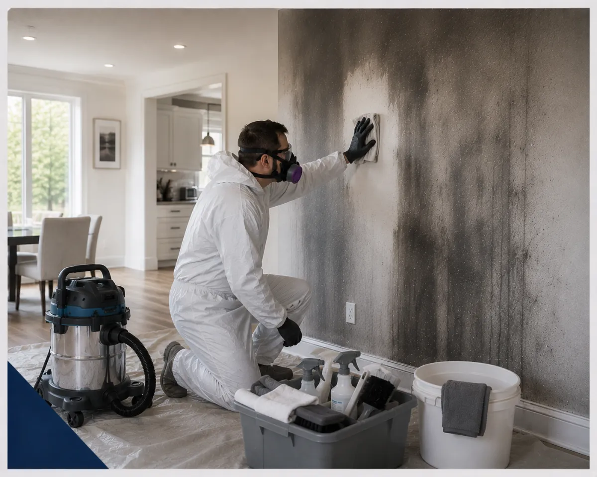 Soot removal in a Plano home and business interior